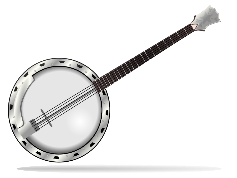 Banjo SVG Vector File, Vector Clip Art Svg File - Cliparts.co