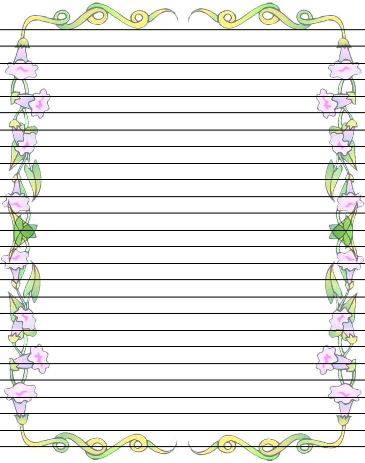 Writing paper with borders printable - Writing And Editing ...