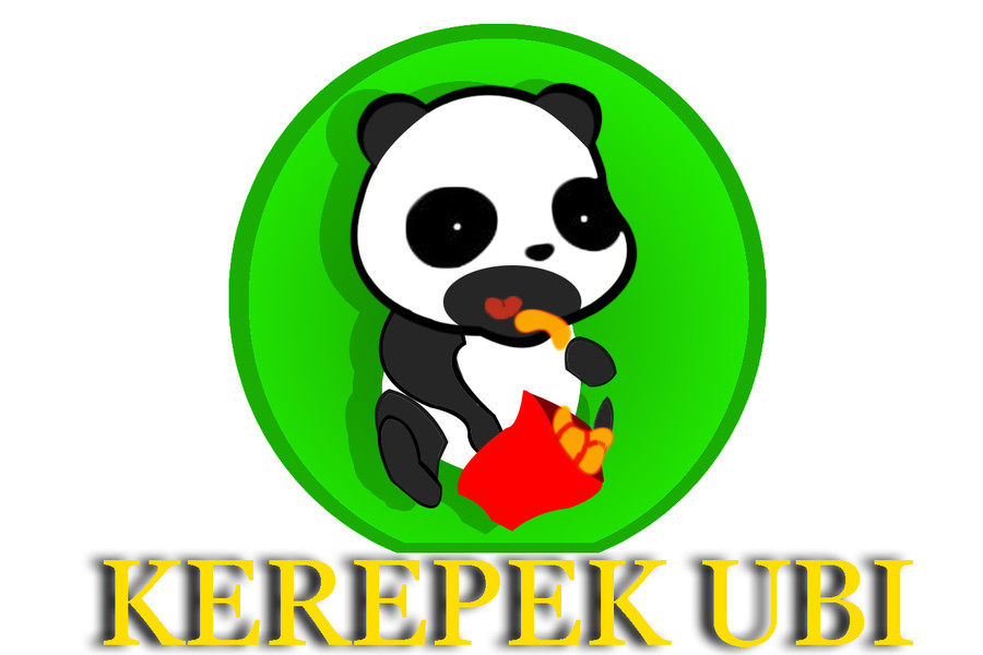 Create a Cartoon Panda Eating a Snack (Kerepek Ubi) | Freelancer.