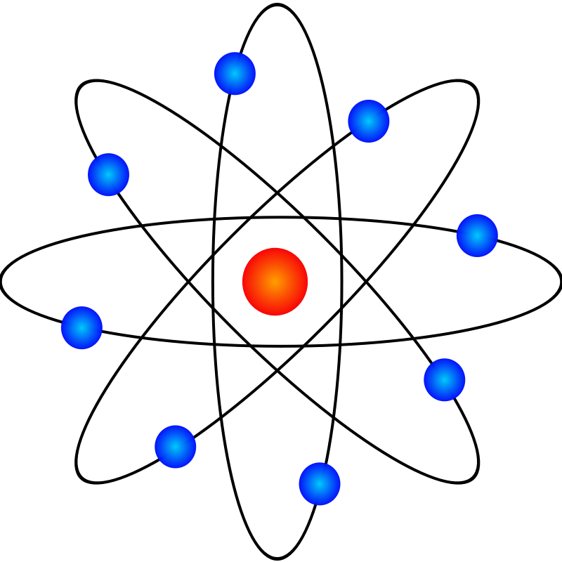 Clipart - Atom Model