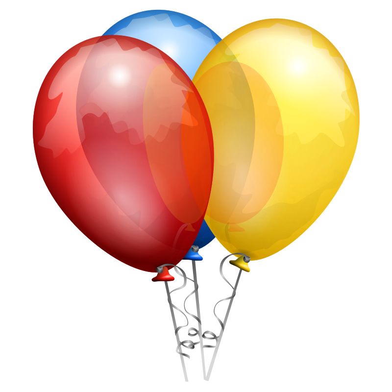 Clipart - Party Balloons