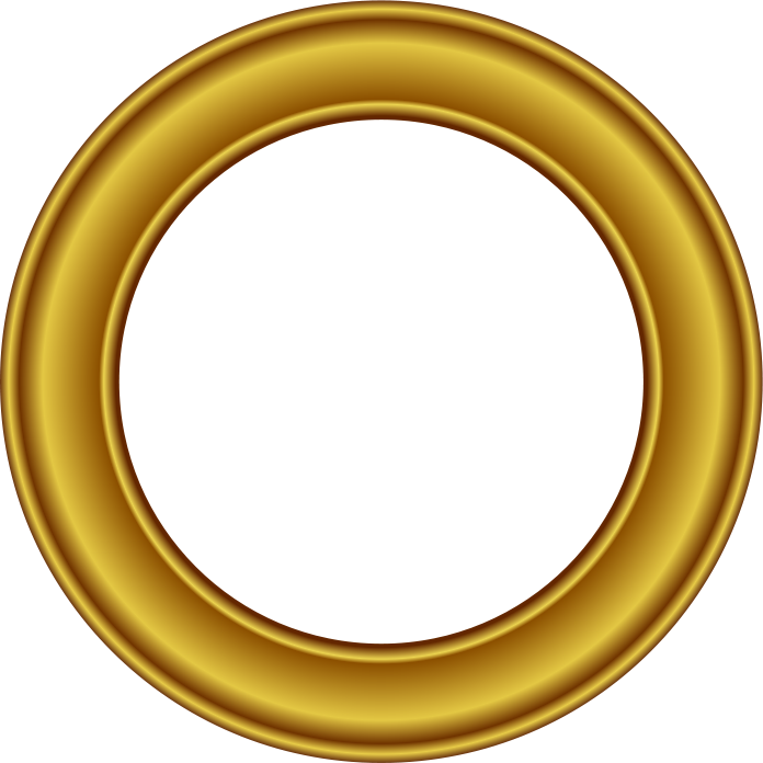 Gold Frame Circle 2 Clip Art Download