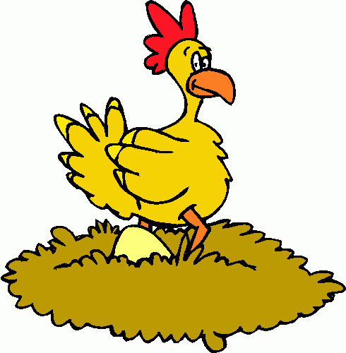 free clipart chicken and eggs - photo #10