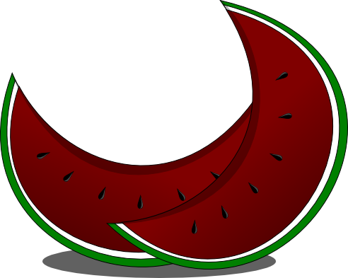 Free Sliced Watermelon Clip Art