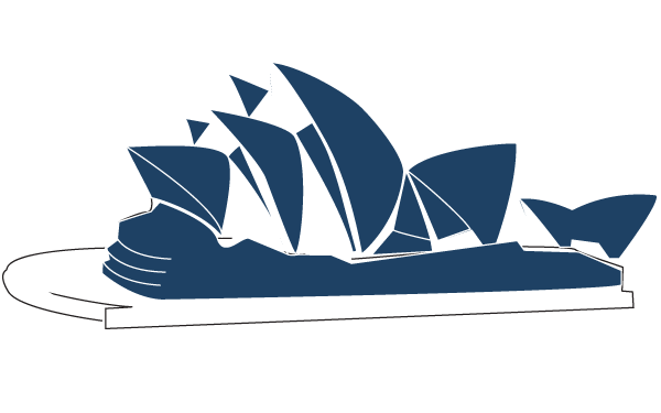 Sydney Opera House Line Art Vector | Download Free Vector Art