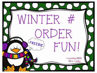 Learning With Mrs. Leeby: FREE WINTER NUMBER ORDER PUZZLES AND ...