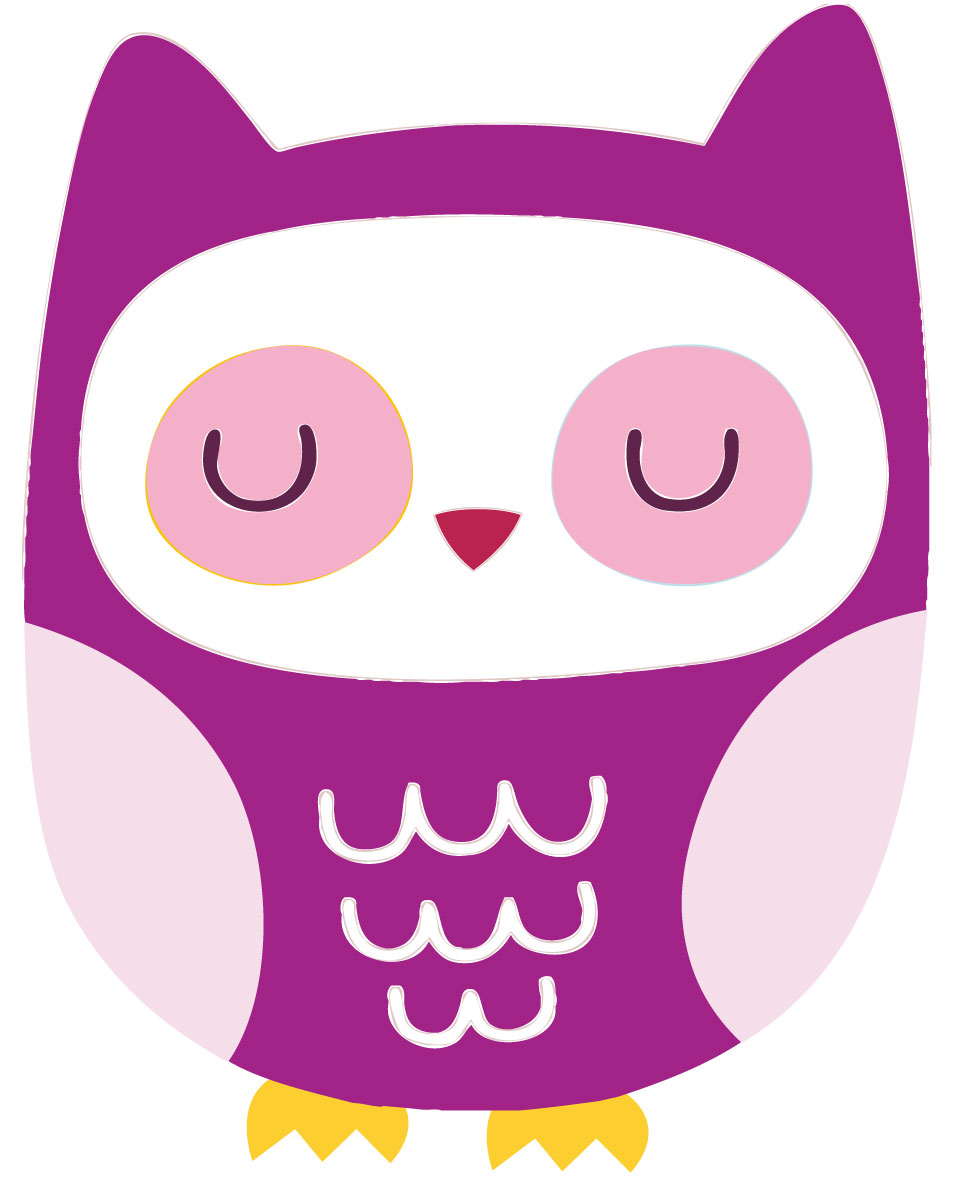 Images For > Purple Owl Clip Art