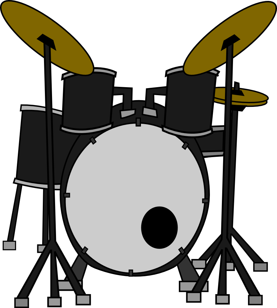 OnlineLabels Clip Art - Drums