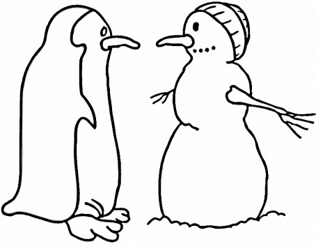 Cartoon Penguin Coloring Pages - ClipArt Best
