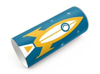 Amazon.com: Box Play for Kids Rocket Ship Toilet Paper Roll Stickers
