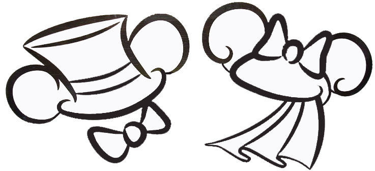 mickey mouse wedding clipart - photo #12