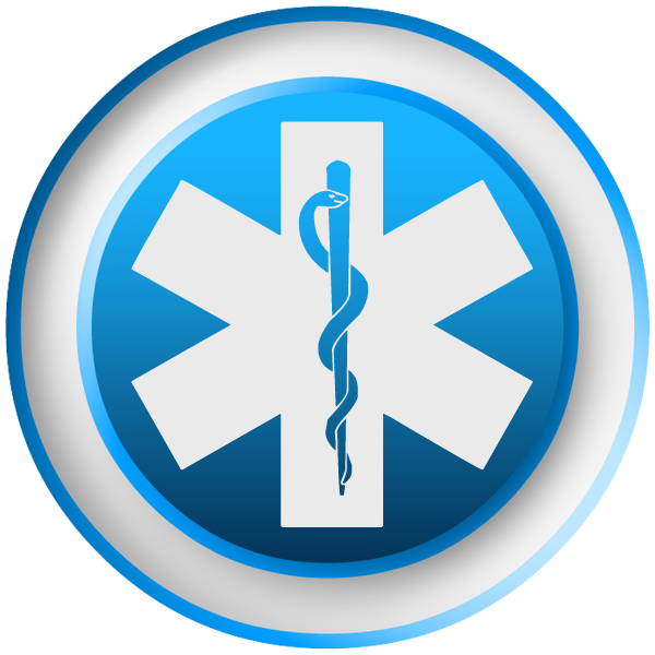 Emergency Medicine Symbol Blue clipart image - ipharmd.net