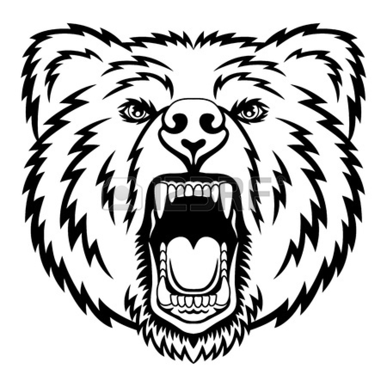 Standing Black Bear Drawing | Clipart Panda - Free Clipart Images
