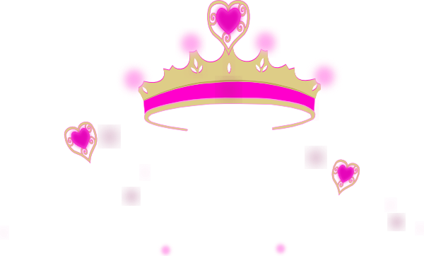 Pink Heart Crown clip art - vector clip art online, royalty free ...