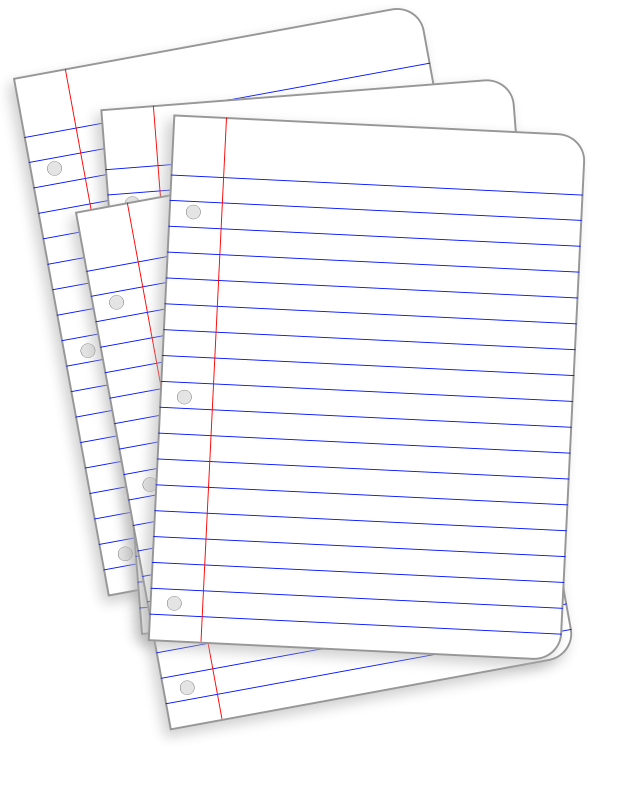 Lined Paper Clipart - ClipArt Best
