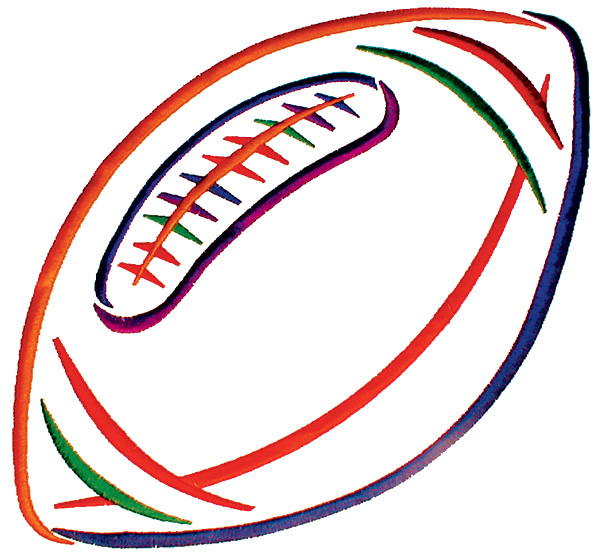 Football Outline Graphic | Clipart Panda - Free Clipart Images