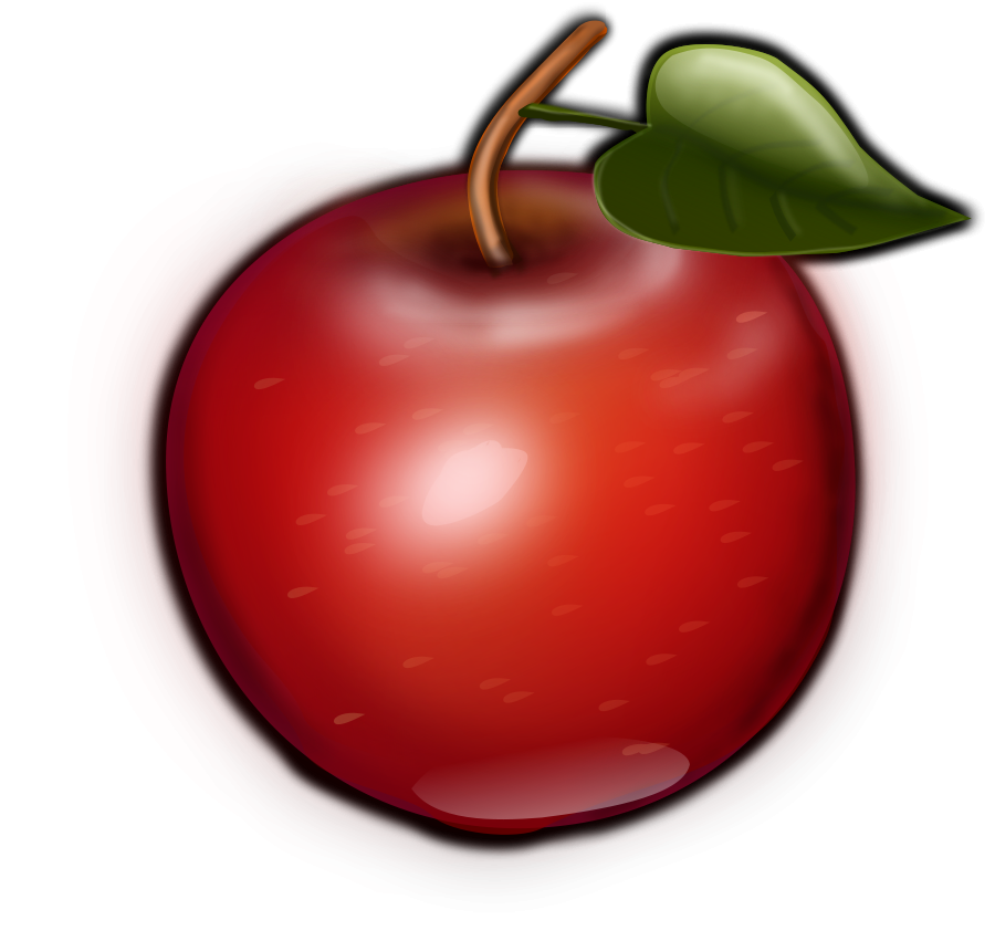 Red Apple SVG Vector file, vector clip art svg file