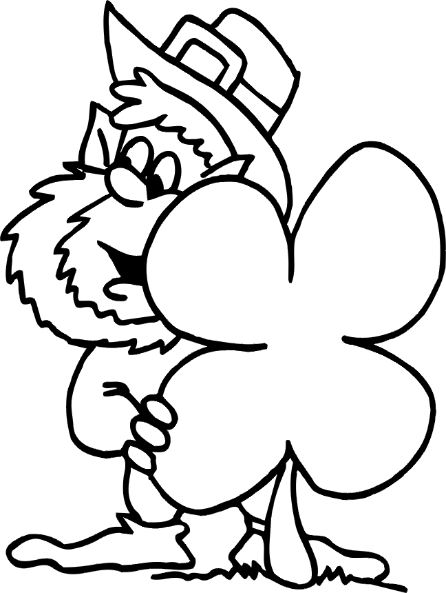 St Patrick's Day Leprechaun - St Patricks day Coloring Pages ...