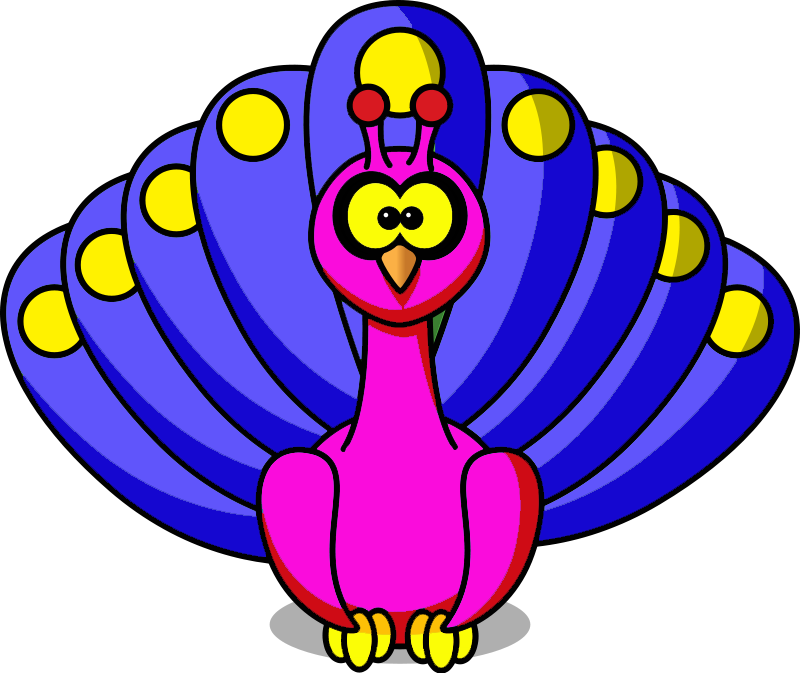 Peacock A image - vector clip art online, royalty free & public domain