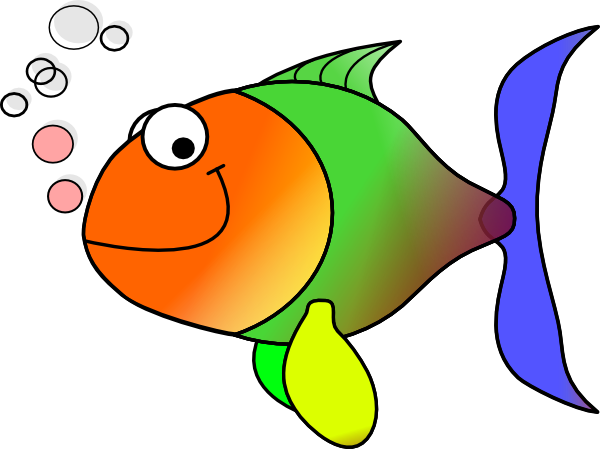 Comic Fish clip art - vector clip art online, royalty free ...