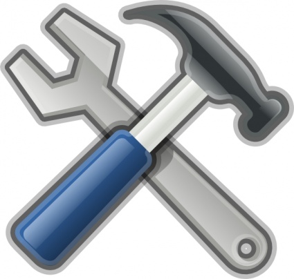 Andy Tools Hammer Spanner clip art - Download free Other vectors