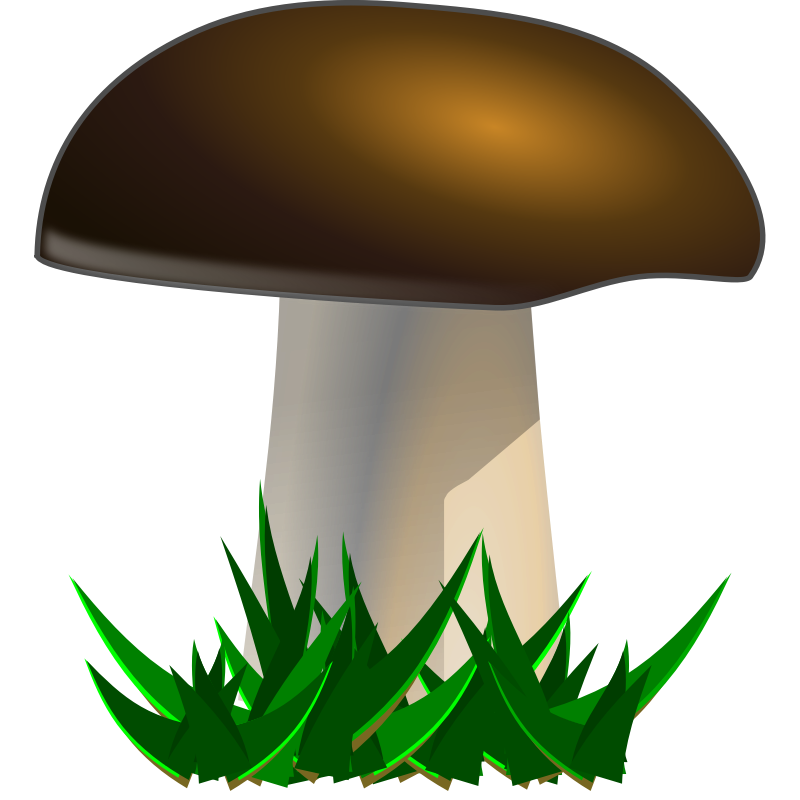 sliced mushroom clip art - photo #36