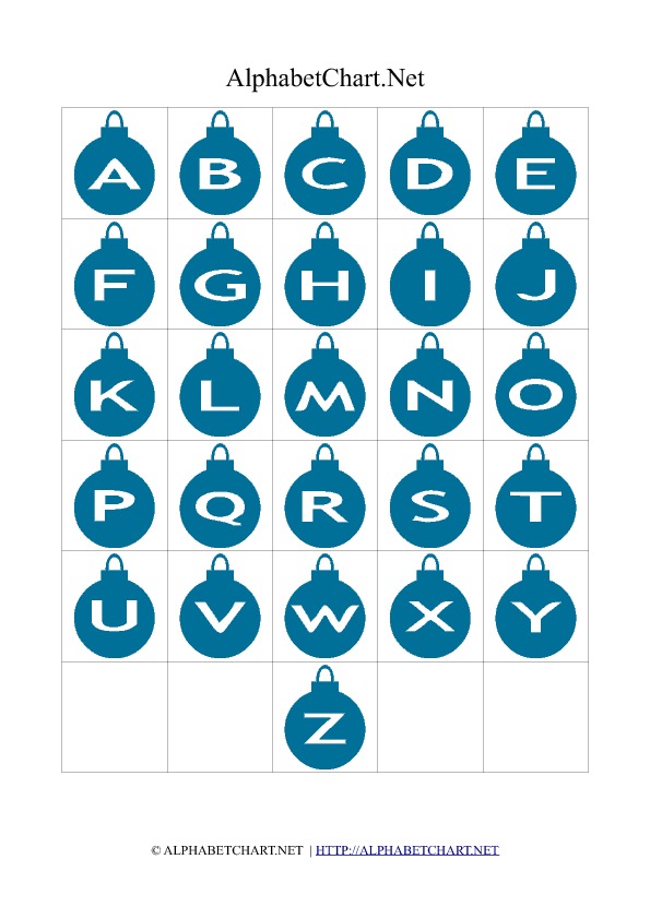 Printable Alphabet Letters Belle