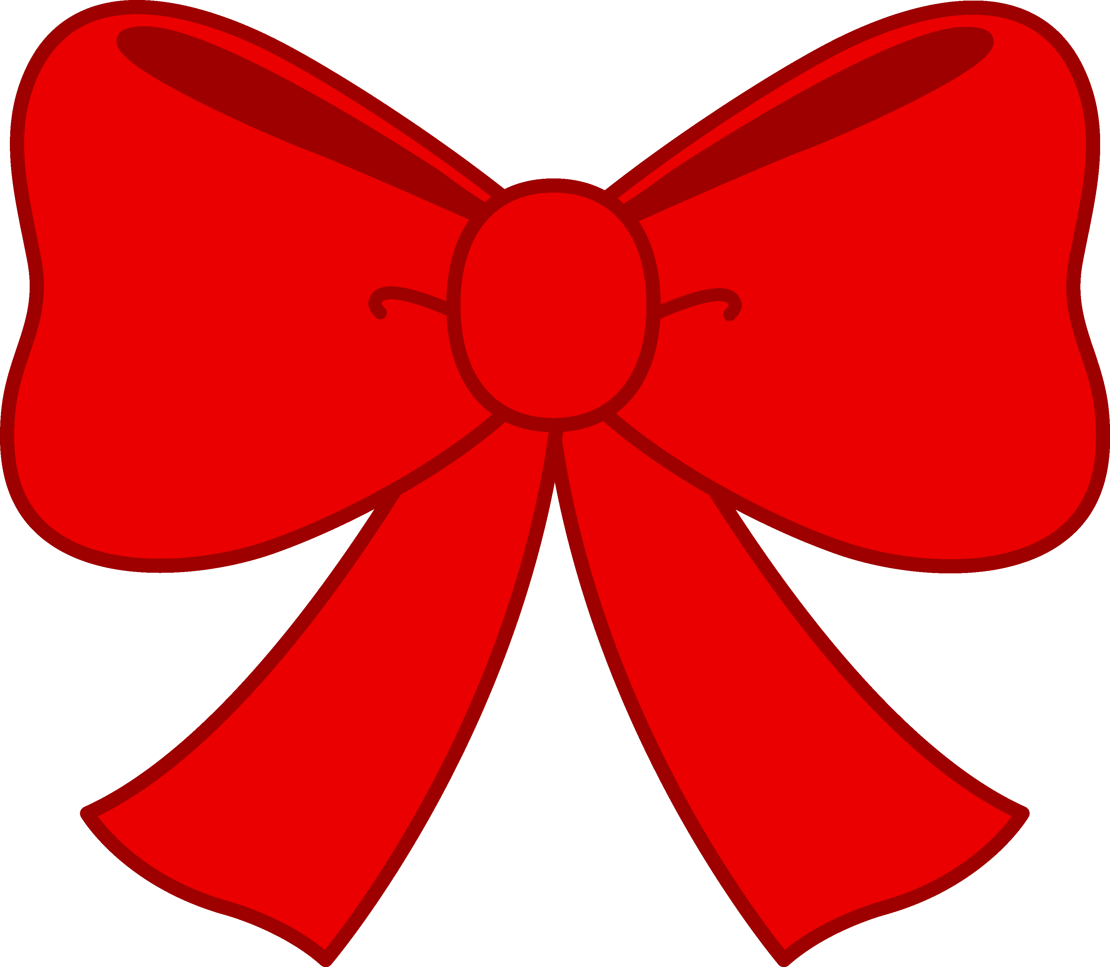 Cute Red Bow Clipart - Free Clip Art