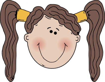 Girl Face clip art - Download free Other vectors - ClipArt Best ...