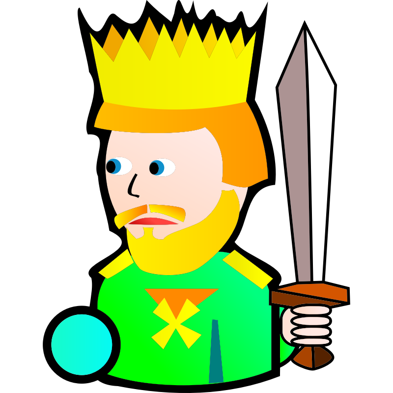 Clipart - King of Clubs