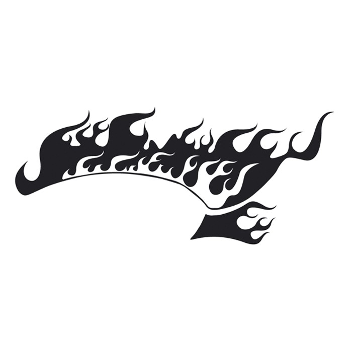Stargazer Sexy Eyes - Flames | TattooForAWeek.com - Temporary ...