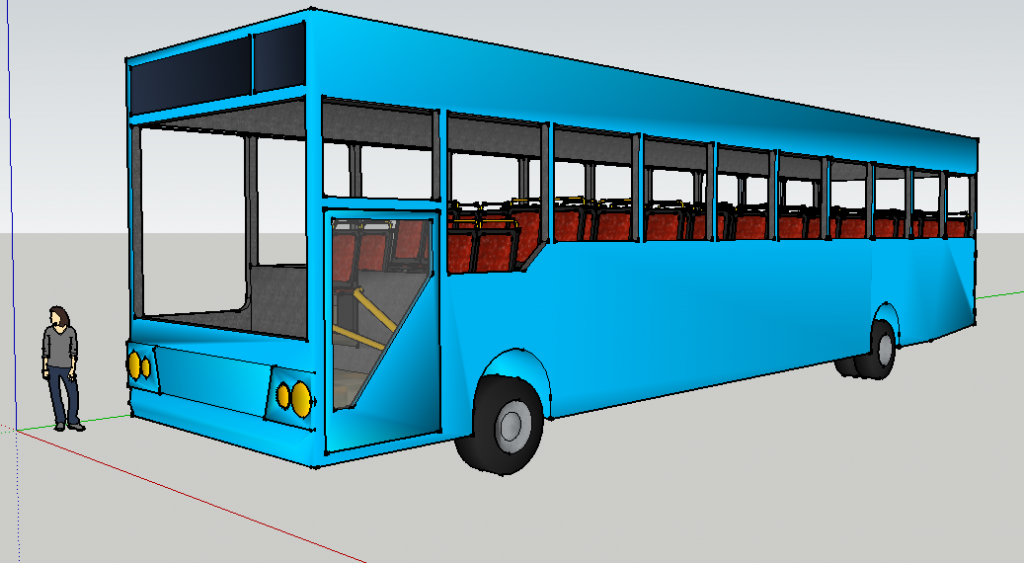 Work-in-progress: Tamio C35A Coach (fictional bus) - Vehicle ...