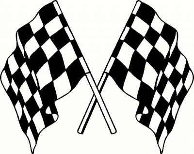 Racing Flags 1 Vinyl Decal Car Decal Cars And Motorcycles Decals ...