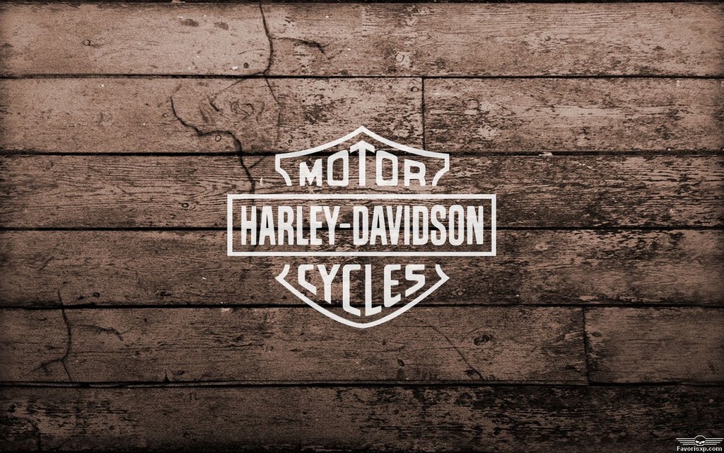 Harley-davidson-logo-outline-white-texture-wood-br by favorisxp on ...