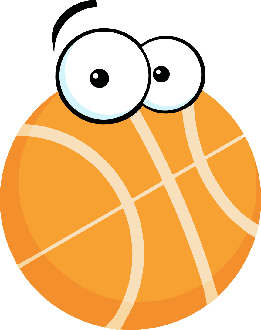 Cartoon Basketball Clipart - Free Clipart