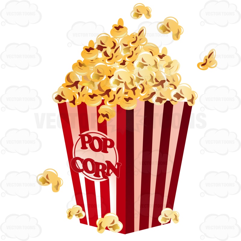 Image result for cartoon popcorn