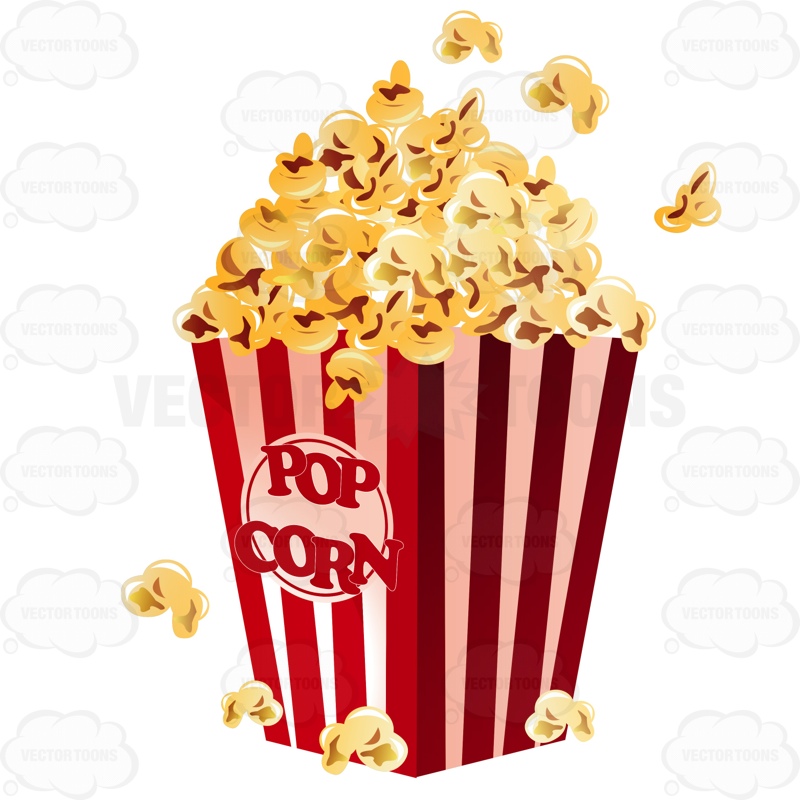 Popcorn Cartoon - Cliparts.co