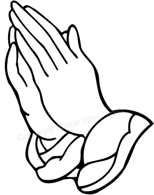 Praying Hands Line Drawing images & pictures - NearPics