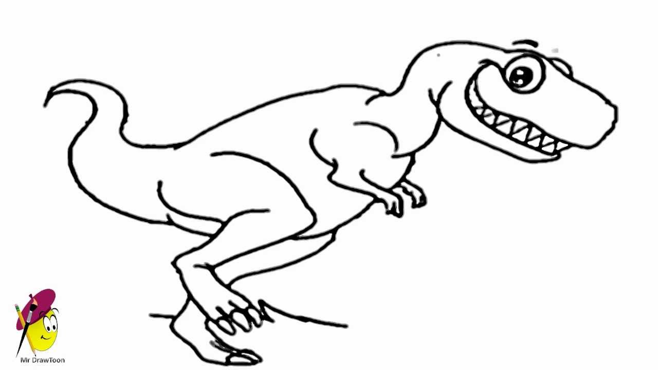 How to Draw Dinosaur from dinosaur train - YouTube