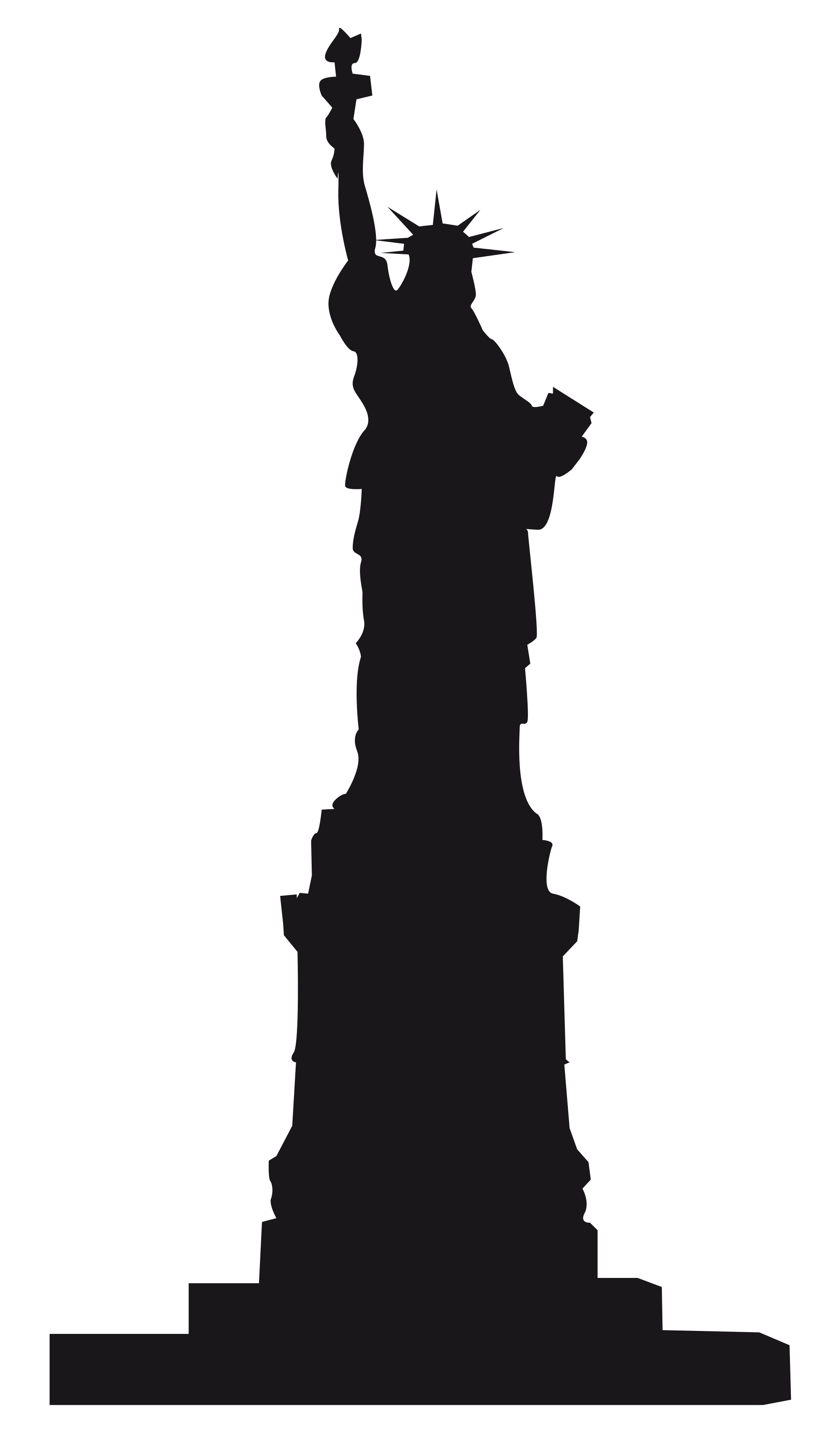 File:Silhouette of the Statue of Liberty in New York.svg ...