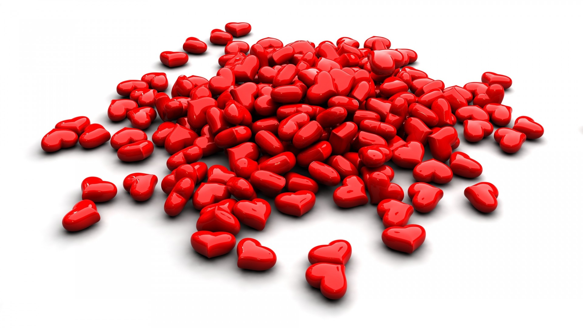 Red Love Hearts #7025706