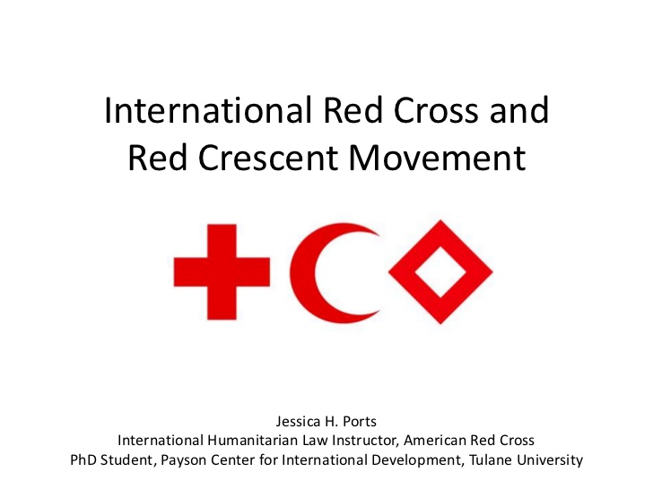 International Red Cross &amp; Red Crescent Movement
