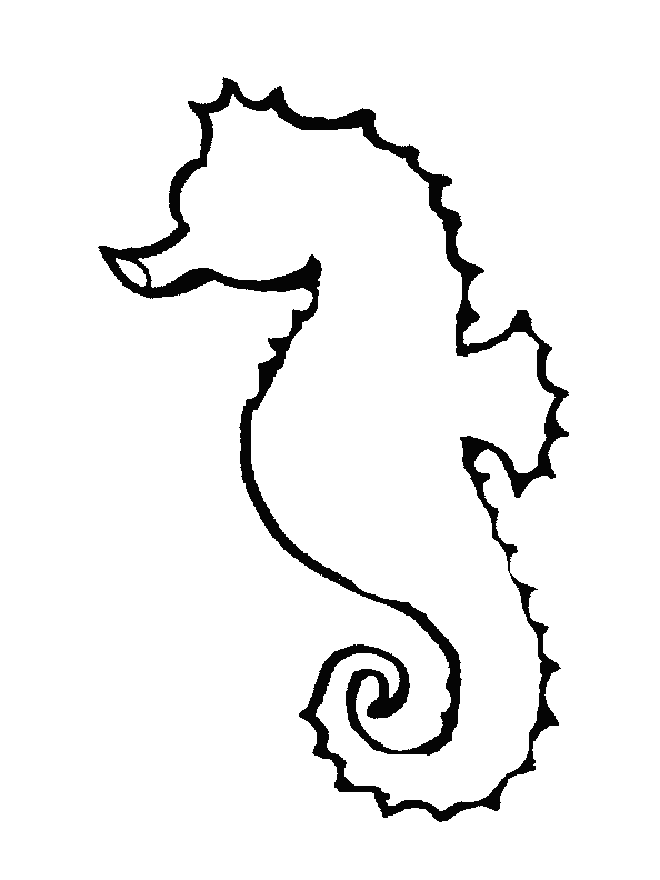 Featured image of post Seahorse Clipart Outline