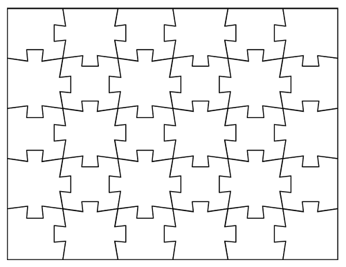 Blank 9 Piece Puzzle Template - ClipArt Best