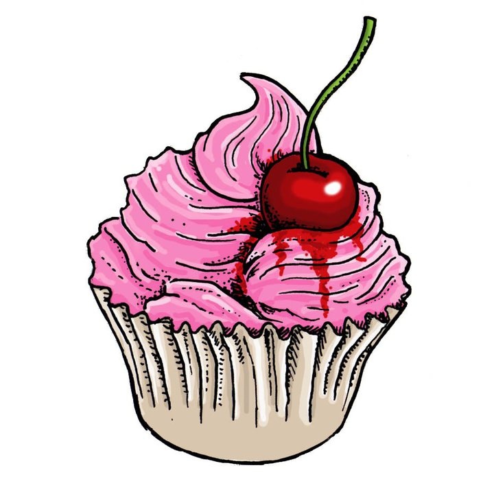 cartoon cupcake | Cupcakes | Pinterest