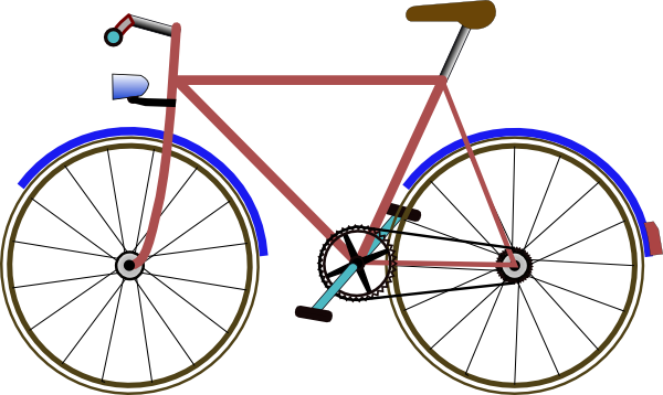 Bicycle clip art Free Vector / 4Vector