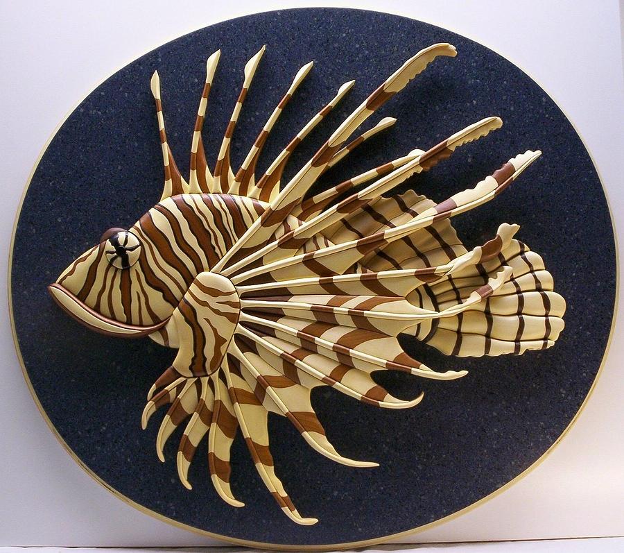 Lionfish Art Related Keywords & Suggestions - Lionfish Art Long ...