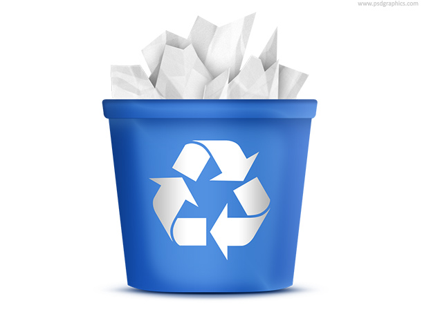 Recycling bin icon (PSD) | PSDGraphics