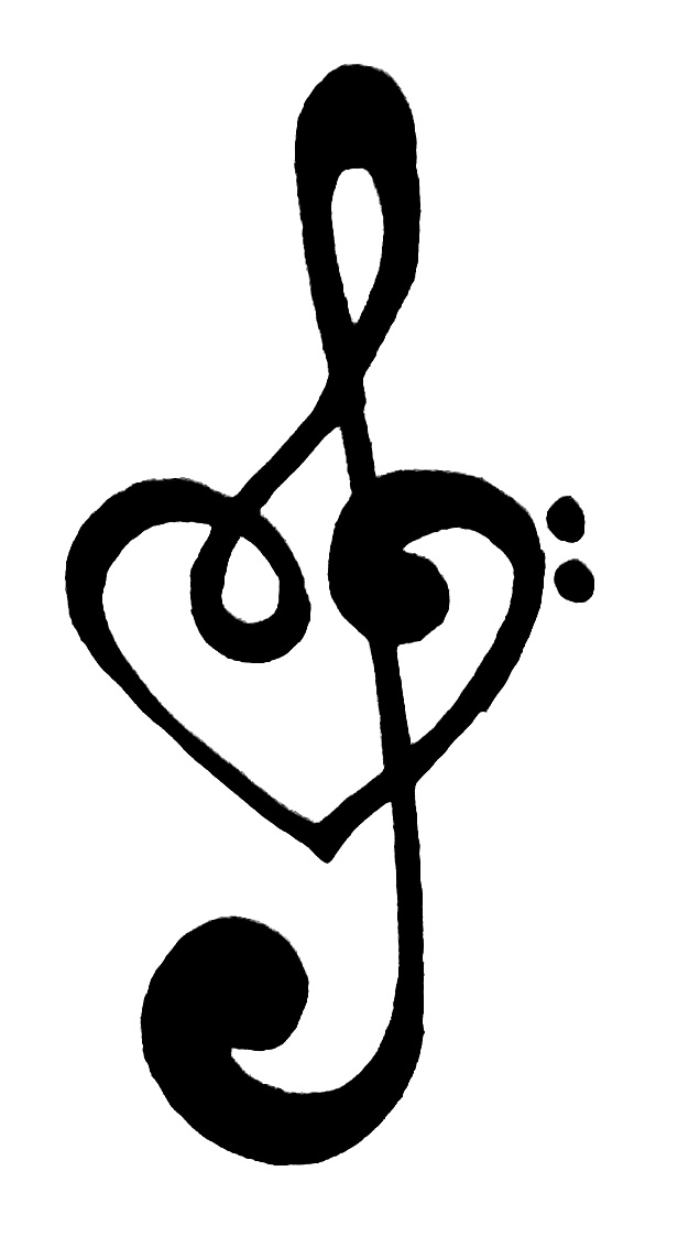 Love And Music Tattoo Stencil | Tattoobite.com