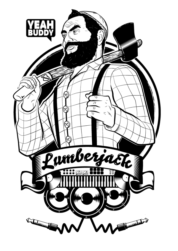 Lumberjack t shirt on Behance